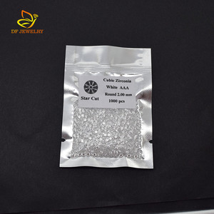 Circonia Cúbica Blanca de Alta Calidad, Corte Brillante Redondo, para Joyería con Micropavé - Product Image 2
