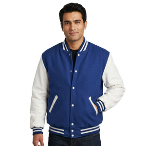 Nouvelle Arrivée 2025-26 – Blouson Bomber Homme Hiver Coupe-Vent Col Montant Style Baseball - Product Image 1