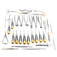 33PCS Peralatan Bedah Gigi Oral, Set Elevator dan Forceps untuk Pencabutan Gigi, Bersertifikasi CE, Set Instrumen Gigi OEM