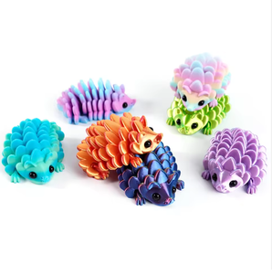 2025 3D-geprint PLA Egel Figuur M32 Veelzijdig Binnen/Buiten Huis Bureau Decoratie Collectible Kegel Speelgoed Gearticuleerd Schattig - Product Image 1