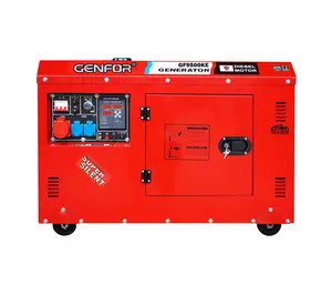 GENFOR Marke 8KW 9KW 380V 400V Ein phasen-und Drei phasen generator Diesel generatoren AVR