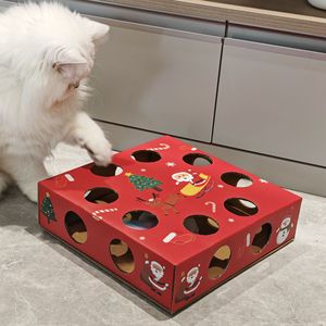 Gioco Interattivo Whack-A-Mole per <span class=keywords><strong>Gatti</strong></span>, Scatola Labirinto in Cartone Ondulato, Gioco Educativo e Rompicapo per <span class=keywords><strong>Gatti</strong></span> e Gattini da Interno - Product Image 2