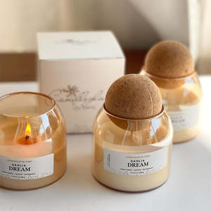 AIKUN Vente en gros de bougies parfumées artisanales en cire de soja dans un pot en céramique, combustion propre, étiquette privée OEM, pour la fête des pères, Diwali, anti-stress - Product Image 2