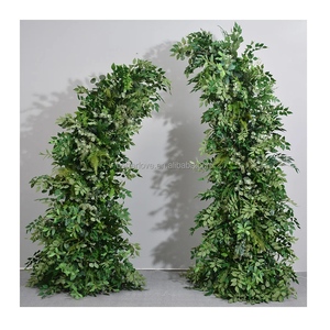 All'ingrosso verde decorazioni ad arco di nozze corno piante artificiali finte per la laurea festa della mamma del capodanno ristoranti - Product Image 1