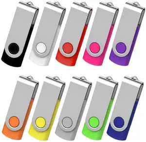 Penjualan Terbaik kustom LOGO mini logam flashdisk USB 2.0 3.0 stik 1GB 2GB 4GB 8GB 16GB 32GB 64GB 128GB grosir USB Flash Drive