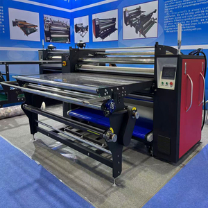 Industrial 600mm Drum Diameter Touch <strong>Screen</strong> PLC OIL Heating Transfer Roller Sublimation Machine <strong>Calender</strong> - Product Image 2