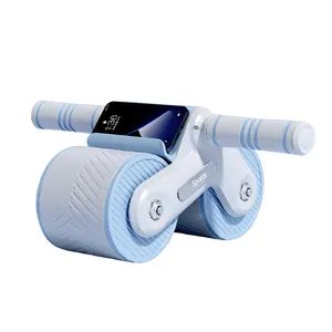 Qishuang neues Design Elbow Support Roller Fitness geräte Abdominal Exercise Wheel Automatic Rebound Sport Bauch rolle