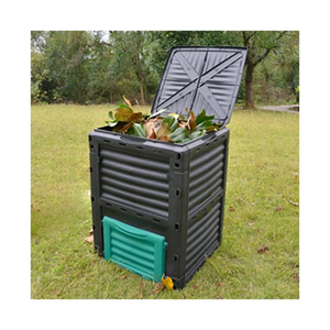 Garden Compost Bin 300L Outdoor Large Capacity Fertilizer Composter Plastic Garden Compost Bin