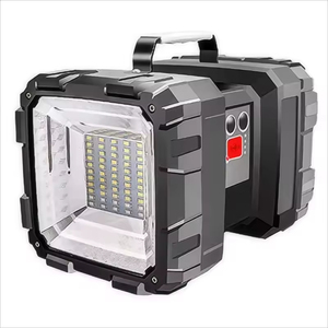 ไฟฉาย LED พกพา กำลังสูง กันน้ำ ไฟหน้า-ไฟหลัง สองดวง ใช้งานได้หลากหลาย สำหรับกิจกรรมกลางแจ้ง แบตเตอรี่ชาร์จได้ ใช้ในกรณีฉุกเฉิน - Product Image 1