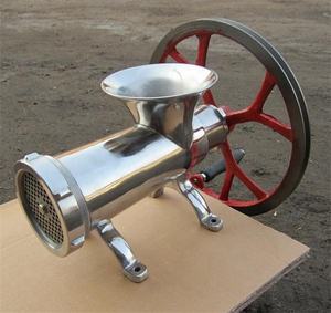 Picadora de <span class=keywords><strong>Carne</strong></span> <span class=keywords><strong>Manual</strong></span> Profesional de 5 Pulgadas # 8 # 10 # 22 # 32 # Picadora de <span class=keywords><strong>Carne</strong></span> <span class=keywords><strong>Manual</strong></span> de Acero Inoxidable B - Product Image 5