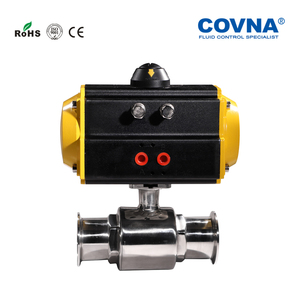 Vente de liquidation COVNA B2B : Système d'irrigation goutte à goutte, vanne à boisseau sphérique pneumatique sanitaire en acier inoxydable 304 de 3/4 pouce à double action - Product Image 6
