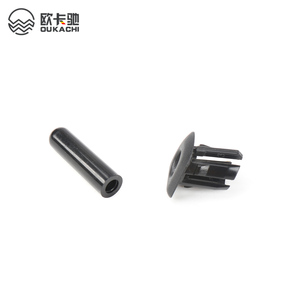 ブラックカードアロックボタンピンスクリューノブキャッププラスチックカーインテリアドアロックノブBMW5シリーズF102011-2017 - Product Image 6