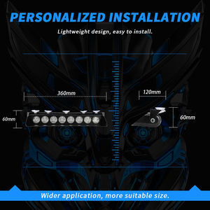 24 luces <span class=keywords><strong>LED</strong></span> de advertencia <span class=keywords><strong>para</strong></span> <span class=keywords><strong>parabrisas</strong></span>, barra de luces intermitente <span class=keywords><strong>para</strong></span> coche, luces estroboscópicas Viper, <span class=keywords><strong>balizas</strong></span> <span class=keywords><strong>para</strong></span> camiones, lámpara de señal de emergencia, ventosa DC 12V - Product Image 2