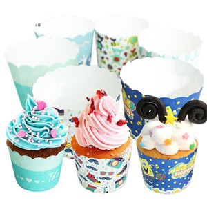 Cupcake Paper Cups <b>Baking</b> Muffin Liners Oven Safe 50 Pieces Small Size <b>Silicone</b> Coated - Product Image 5