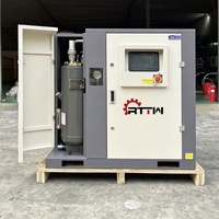 Compresseur d'air à vis haute pression à aimant permanent RTTW haute efficacité 22 kW 30 CV 25 bars pour l'industrie, l'exploitation minière et la construction