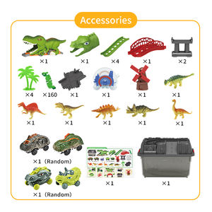 <span class=keywords><strong>Tren</strong></span> <span class=keywords><strong>de</strong></span> Ingeniería Urbana Pequeño para Niños, Pista <span class=keywords><strong>de</strong></span> Carreras en Montaña, Juguete <span class=keywords><strong>de</strong></span> Plástico con Ranuras, Dinosaurio, <span class=keywords><strong>Tren</strong></span> Eléctrico - Product Image 5