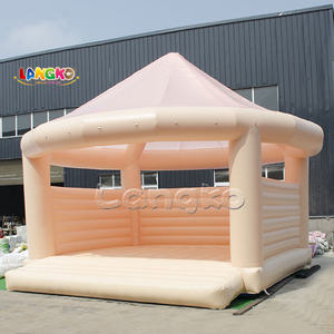 <span class=keywords><strong>Chateau</strong></span> Gonflable White Wedding Jumping Castle Bouncy House Articles de <span class=keywords><strong>location</strong></span> pour événements - Product Image 3