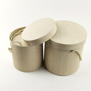 Lot de deux boîtes d'emballage rondes portables pour roses, finition noire mate, pour la Saint-Valentin (vente en gros) - Product Image 5