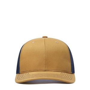 หมวกแก๊ปแบบ snapback 6 แผง สีพื้น 80 สี สำหรับทุกเพศ ขายส่ง หมวก trucker ตาข่าย รุ่น 1024 สำหรับผู้ชาย  รับสกรีนโลโก้  แบบทางการ - Product Image 4