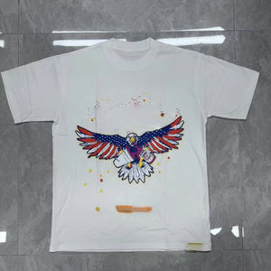 เสื้อยืดคอกลมโอเวอร์ไซส์ผู้ชาย ผ้าฝ้าย 100% นุ่มสบาย แขนสั้น ไหล่ตก ระบายอากาศ แห้งเร็ว ไม่ยับ - Product Image 4