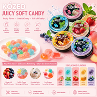 Bonbons gélifiés aux fruits multicolores en gros, assortis, 1 kg en sachet - Snacks fruités sucrés par Aifutaile