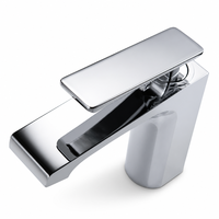 Robinet Mitigeur Moderne Monotrou en Laiton pour Lavabo, Cartouche Céramique, Vente en Gros pour Hôtels et Appartements, OEM ODM