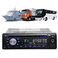 Autoradio simple DIN pour bus, lecteur DVD de haute qualité, fabrication de qualité supérieure, vente, USB/FM/AUX/AM/24V/BT, musique audio, robuste