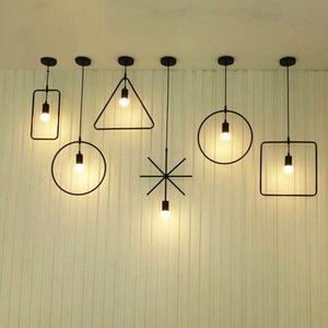 Modern Geometric Pendant <b>Light</b> <b>Led</b> Single Head Chandelier For Cafe Restaurant Bar Hotel Nordic Style <b>Ceiling</b> Lamp - Product Image 1