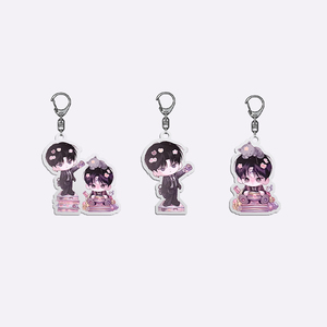 Custom Wholesale Fashion Trend Q Version Han Man Official Seller Monday's Savior Cartoon Plastic Key Chain - Product Image 2