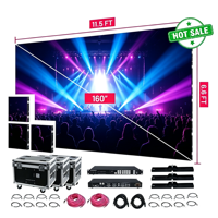 Écran LED géant étanche pour scène, facile à installer, P2.6 P2.9 P3.9, mur vidéo LED extérieur pour événements scéniques