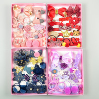 Épingle à cheveux arc-en-ciel de dessin animé 18 pièces/ensemble d'usine vente de coffret cadeau fait à la main pour filles enfants accessoires de cheveux pinces à cheveux fantaisie et mignonnes