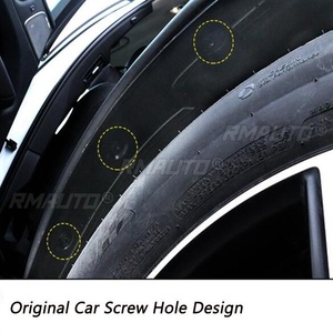 ชุดบังโคลนล้อหลังรถยนต์ 2 ชิ้น สำหรับ Volvo XC60 ปี 2018-2021 ป้องกันโคลนกระเด็น - Product Image 3