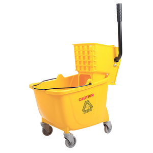 دلو ممسحة تجاري مع عجلات عصارة من البلاستيك لأداة صيانة أرضية مطعم الفندق - Product Image 1