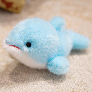 Mascottes en peluche personnalisées d'animaux marins de haute qualité, décoration de bureau, phoque, dauphin, requin, jouet en peluche tueur avec coton PP - Product Image 3