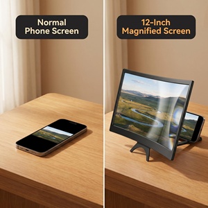 Soporte de Lupa Curva HD con <span class=keywords><strong>Zoom</strong></span> 3-4X, Manos Libres, de Plástico, Protector Ocular, para Vendedores, Descanso, Cocción, Video, 12 Pulgadas - Product Image 4