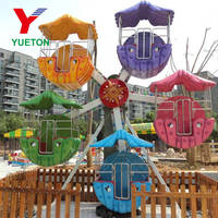 Amusement Rides Remorque Mobile Kiddie Ride Kids Portable Mini Grande Roue Avec Remorque À Vendre