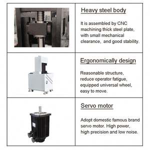 Machine de sertissage de bornes de câble semi-automatique entraînée par servomoteur 30T - Product Image 5
