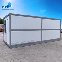 Zhongnan petite maison mobile de luxe conteneurisée folt out maison préfabriquée pliable maison modulaire préfabriquée en conteneur pliant