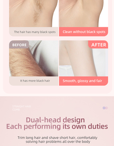 Nuovi Arrivi: Rasoio Elettrico Ricaricabile Indolore per Corpo e Viso, Depilatore a Doppia Testina per <span class=keywords><strong>Donne</strong></span> e Uomini - Product Image 3