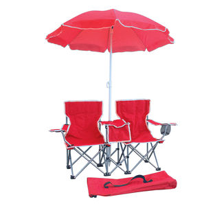 Vente directe d'usine, chaise de plage pliable légère avec parasol et sac de rangement pour un transport facile, utilisation en extérieur - Product Image 1