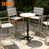 Chaises de bar écologiques Foshan, tabourets de bar, chaises de salle à manger, meubles de restaurant, chaise en bois avec accoudoirs