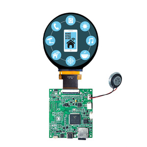 480*480 TFT <span class=keywords><strong>LCD</strong></span> màn hình cảm ứng thông minh Màn hình <span class=keywords><strong>LCD</strong></span> Vòng với trumpet st7701s LED SPI-3W-RGB18 40 Pins 2.8inch transmissive - Product Image 2