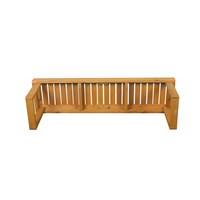 Fabricant chinois banc d'extérieur traditionnel amovible et durable en bois de sapin de Chine