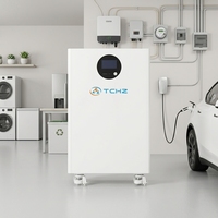 Batería Híbrida Apilable LiFePO4 de 15kWh 16kWh de Fácil Instalación, Paquete de Iones de Litio de 51.2V 300Ah para Almacenamiento de Energía Doméstica con BMS PACE