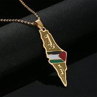 Venta caliente Logotipo de Metal Palestina esmalte bandera solapa Pin insignia con bandera palestina personalizada Pin Mapa de Palestina