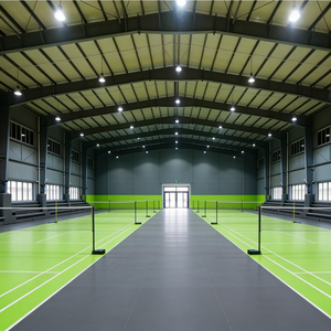 Structure en acier à grande portée pour entrepôt, atelier, stade, bâtiment avec installation rapide, conception professionnelle, prix compétitif - Product Image 2