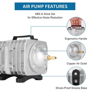 Pompe à oxygène électrique 110V/220V 8W-520W pour étang à poissons et aquarium systèmes hydroponiques extérieurs compresseur pour aquarium et étang - Product Image 3