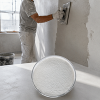Pabrik Langsung 200000cps MHEC Methyl Hydroxy Ethyl Cellulose Bubuk Putih untuk Perekat Ubin Harga Pabrik OEM Kustom 25kg/karung