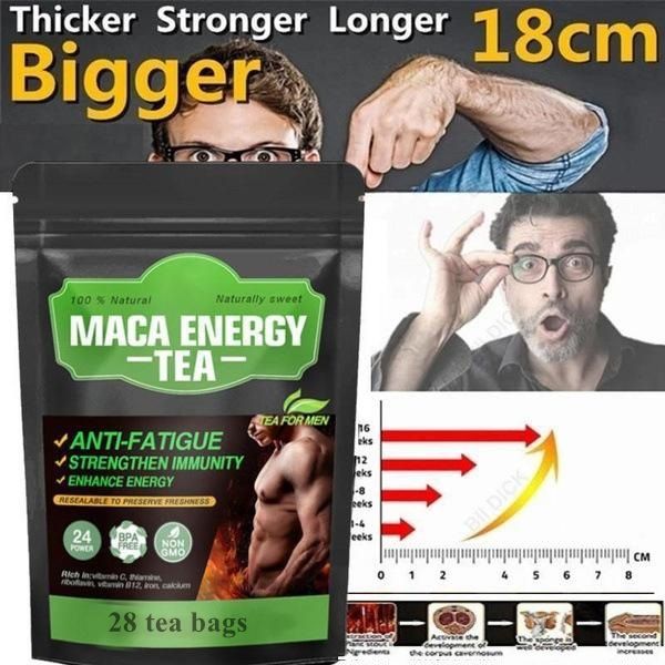 Maca Energy Chinese Health Tea, Natural Herbal Tea for Men's Vitality ...