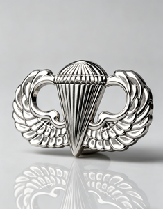 ตราสัญลักษณ์ปีกกระโดดร่มแบบนูนสามมิติสั่งทำพิเศษ - ชุบทอง/นิกเกิล, เข็มกลัดติดปกเสื้อรูปปีกกระโดดร่ม, เข็มกลัดโลหะผสมสังกะสี - Product Image 6